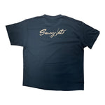 Load image into Gallery viewer, Suede Vinyl Men's Black  Tee

